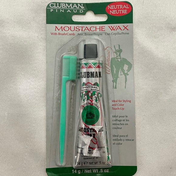 clubman pinaud Accessories New Clubman Pinaud Moustache Wax 5oz